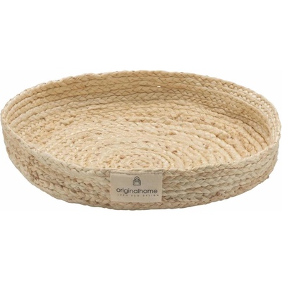 Original Home Jutový talíř – ozdobný podnos 30 cm | Přírodní design