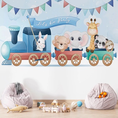 Art gift Фототапет за детска стая - Веселото влакче