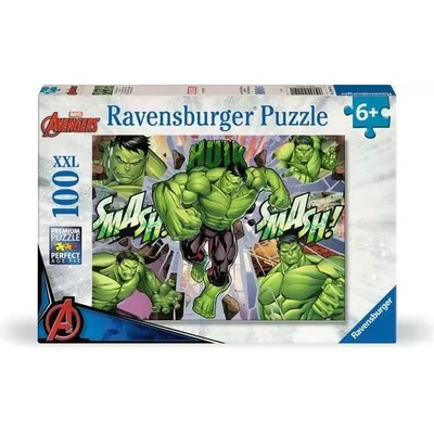 Ravensburger - Puzzle Marvel Hero, Hulk - 100 piese