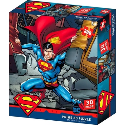 Prime 3D - Puzzle Superman 3D - 300 piese