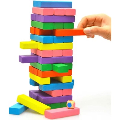 CAB Toys Barevná veža hra až pre 4 osoby