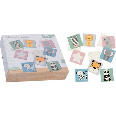 pexeso pro děti 7x7cm v krabičce (24ks)