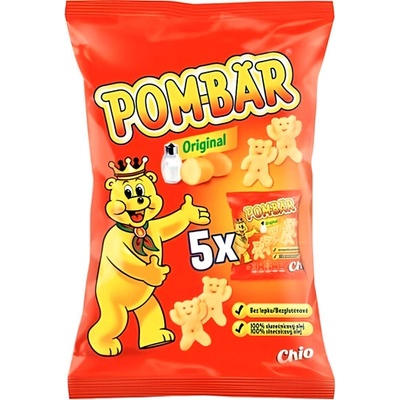 Chio Pom-Bär Smažený bramborový snack Original multipack 90 g