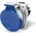 SCAME Промишлен контакт 2P+Е 63A 346-415V IP54 серия Optima панелен (413.6363)