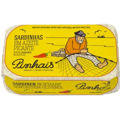 Pinhais Portugalské sardinky pikantné v olivovom oleji 125 g