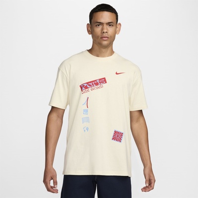 Nike Тениска Nike Paris Saint Germain Max90 T-shirt Adults - Beige