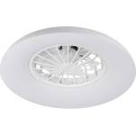 Kanlux 46370 - LED RGBW димираемо осветително тяло с вентилатор PLAVE PAN LED/24W/230V CCT бяло + дистанционно управление (KX2737)
