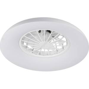 Kanlux 46370 - LED RGBW димираемо осветително тяло с вентилатор PLAVE PAN LED/24W/230V CCT бяло + дистанционно управление (KX2737)