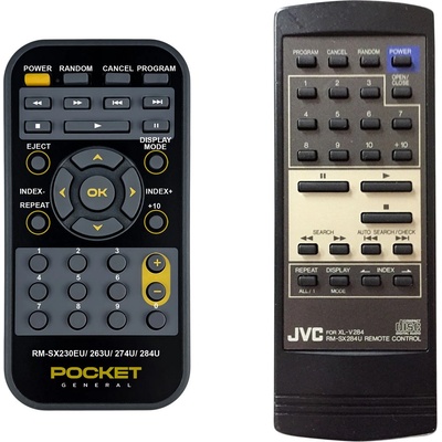 GENERAL Jvc rm-sx284u - дистанционно управление дубликат (rm-sx284u)