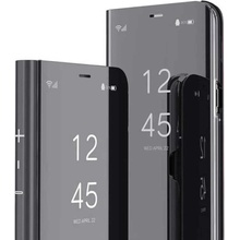 Púzdro SES Zrkadlové plastové flip Samsung Galaxy A54 5G - čierne