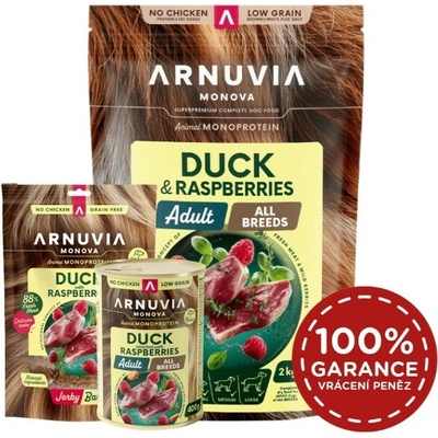 Arnuvia Monova Adult All Breeds Duck & Raspberries 2 kg
