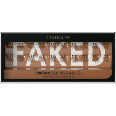 Catrice Faked umelé mihalnice s lepidlom Brown Cluster 20 ks