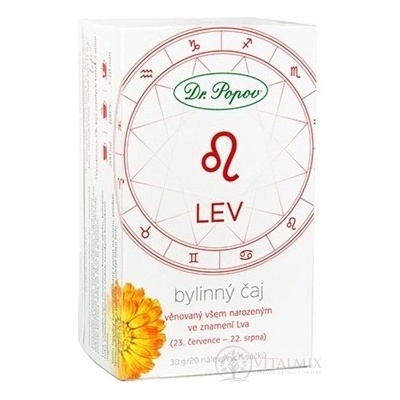 Dr. Popov Bylinný čaj LEV 20 x 1,5 g
