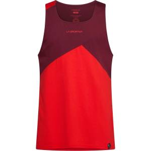 La Sportiva Мъжки потник с широка презрамка La sportiva Dude Tank Tank top - Mountain Red / Redwood - размер XL (216-3672-0814)