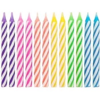 Godan Комплект цветни свещи 6 см - 24 бр (su-kp24)