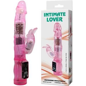  Вибратор с режими на ротация, 21, 5см. - Intimate Lover (DEBRA00475)