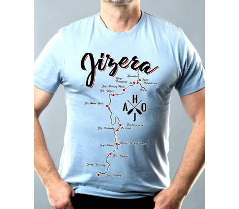 Tričko Jizera mapa pánské tričko Basic