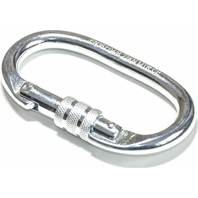 Karabina ocelová oválná, screw lock – Zboží Mobilmania
