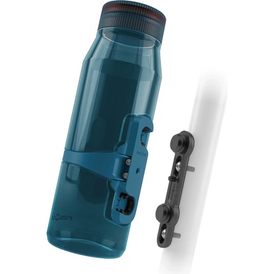 FIDLOCK Бутилка за велосипед Fidlock Twist Bottle Life 700 + Bike Base Cycling water bottles - Transparent Blau / Fidlock Logo - размер 700 ml (533-2435-0111)