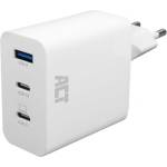 ACT Зарядно ACT AC2170, 3 порта USB-C/USB-A, 65W, Power Delivery PPS, GaNFast, QuickCharge (AC2170)