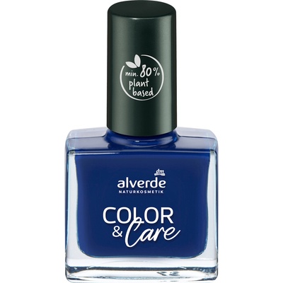 alverde NATURKOSMETIK lak na nehty Color & Care 210 Night Blue 10 ml