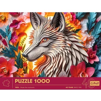 Trefl Трефл: 40-ти рожден ден, Пейпър арт: Пъзел Фаркъш - 1000 части (40041)