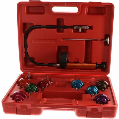 GEKO G02660 Tester tlaku chladícího systému, 14ks