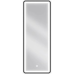 Mexen Coro осветено огледало за баня 45 x 120 см, LED 6000K, без замъгляване, черна (9817-045-120-611-70)