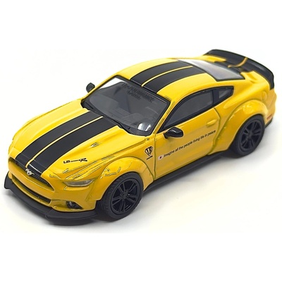 FORD MUSTANG LB-WORKS TRIPLE YELLOW 2015 Mini GT blister 1:64
