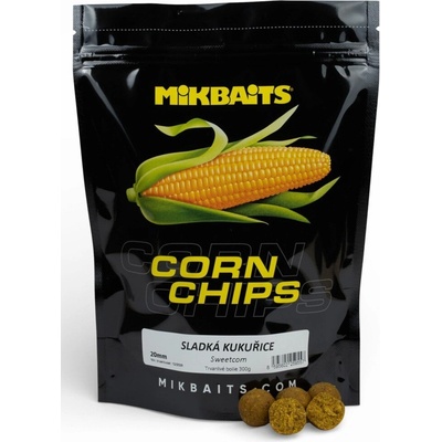 Mikbaits Boilie Corn Chips Sladká Kukurica 300 g 20 mm