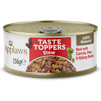 Applaws 6х156г Taste Toppers Applaws, консервирана храна за кучета - гулаш с говеждо