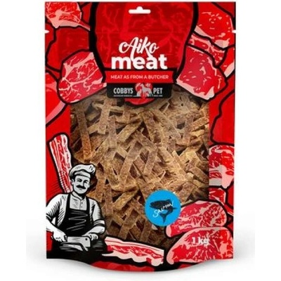 COBBYS PET AIKO Meat lososové plátky pre malé plemená 1kg