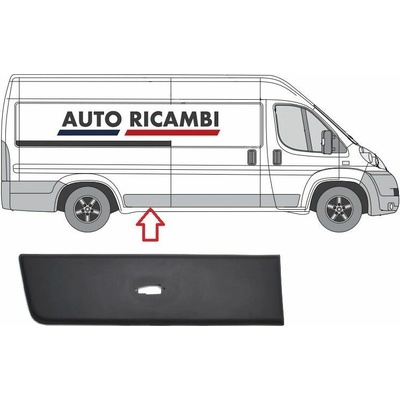 Ochranná lišta Fiat Ducato od 2006 pravá, před zadní kolo, 80cm - Maxi 735438349