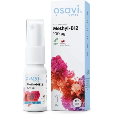 Osavi Methyl-B12 Oral Spray Orální sprej, třešeň 100 mcg 25 ml