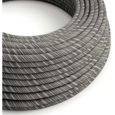 Creative Cables eRC37 2x0,75mm² černá mélange 1 m