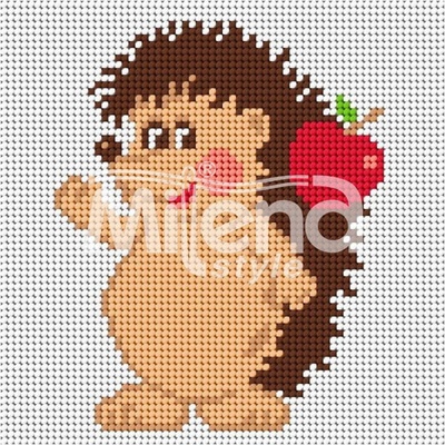 Milena Style Ежко - гоблен с щампа без конци