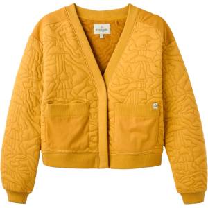 Passenger Дамско ежедневно яке Passenger Women's Seagrass Organic Cotton Quilted Cardigan Cardigan - Dusty Ochre - размер XL (103-3050-0115)