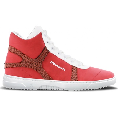 Barefoot tenisky Barebarics Hifly - Red & White červená