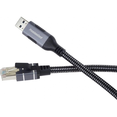 PremiumCord kunet3 Ethernetový USB3.2 -> LAN RJ45 10/100/1000 MBIT, 3m