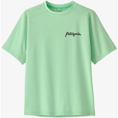 Patagonia Cap SW T-Shirt little fish/rinsed green