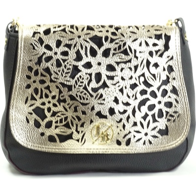 Laura Biaggi dámská crossbody kabelka F259 079 BLACK/GOLD