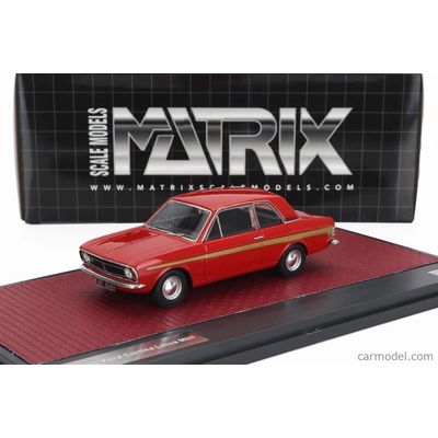 Matrix scale models Ford england Cortina Lotus Mkii 1966 Red 1:43