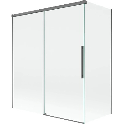 Mexen Rox две крила 140 + 70 x 150 см, прозрачен, накрайник - 8C9-140-070-95-00 (8C9-140-070-95-00)