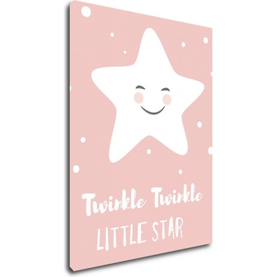 Impresi Obraz Pink twinkle twinkle little star - 30 x 40 cm