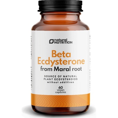 Natural Nutrition Beta Ecdysterone Maralí koreň extrakt kapsuly 60 kapsúl