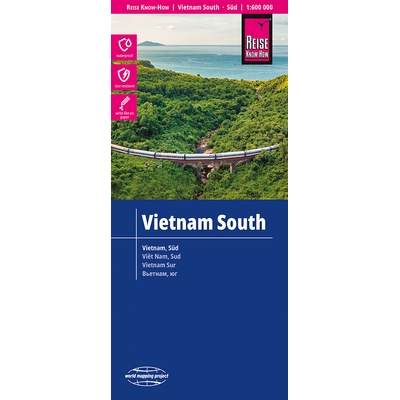 mapa Vietnam south 1:600 t.