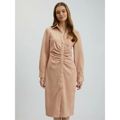 orsay Светлорозова дамска рокля о тялото от велур ORSAY Orsay | Rozov | ЖЕНИ | L