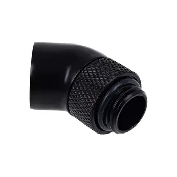 Image 1 of Alphacool Ъглов адаптер Alphacool Eiszapfen, 45°, G1/4 външна към G1/4 вътрешна резба, Черен мат (AC-1011175)
