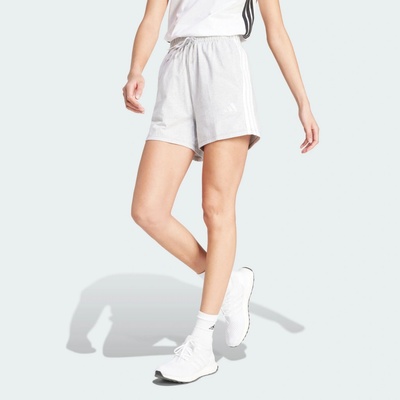 adidas Šortky Essentials 3-Stripes Cotton BÍLÁ ŠEDÁ
