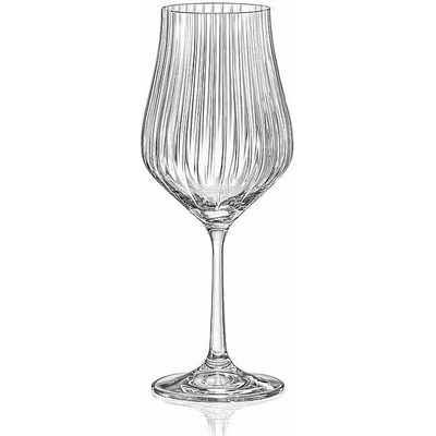 Crystalex Poháre na víno TULIPA OPTIC 6 x 350 ml